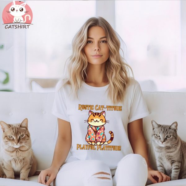 Cattitude playful kitty T Shirt