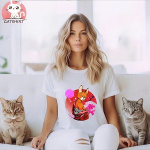 Geisha Cat T Shirt