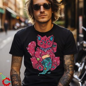 Junky Lucky Cat T Shirt