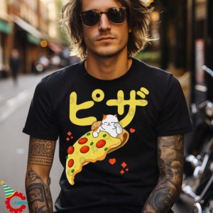 Kawaii Pizza Cat T Shirt