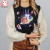 Laser Eyes Space Cat Pizza T Shirt