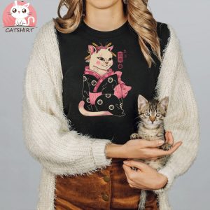 Neko Geisha T Shirt