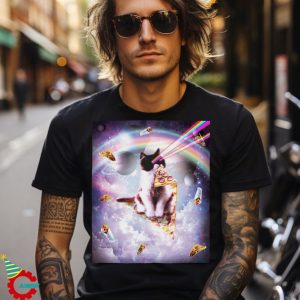 Outer Space Pizza Cat shirt