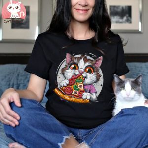 Outer Space Pizza Cats shirt