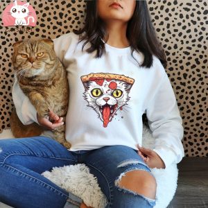 Pisittu Pizza cat T Shirt