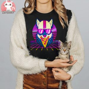 Pizza Angel Tabby Cat T Shirts