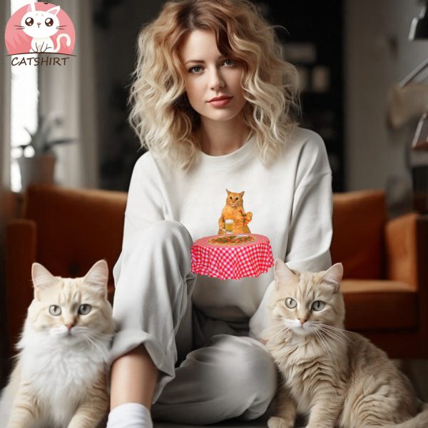 Pizza Cat Tee Shirt