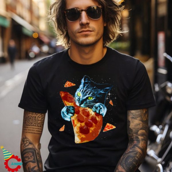 Pizza Cat in Space T Shirt