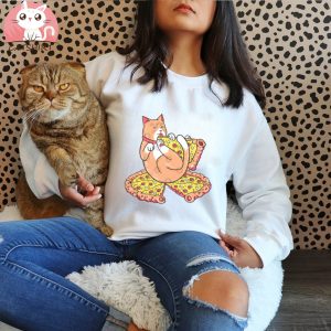 Pizza Cheese Cat T Shirt