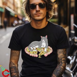 Seductive Pizza Cat Seduces T Shirt