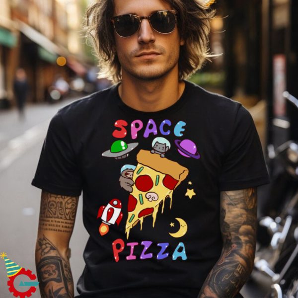 Space Pizza T Shirt