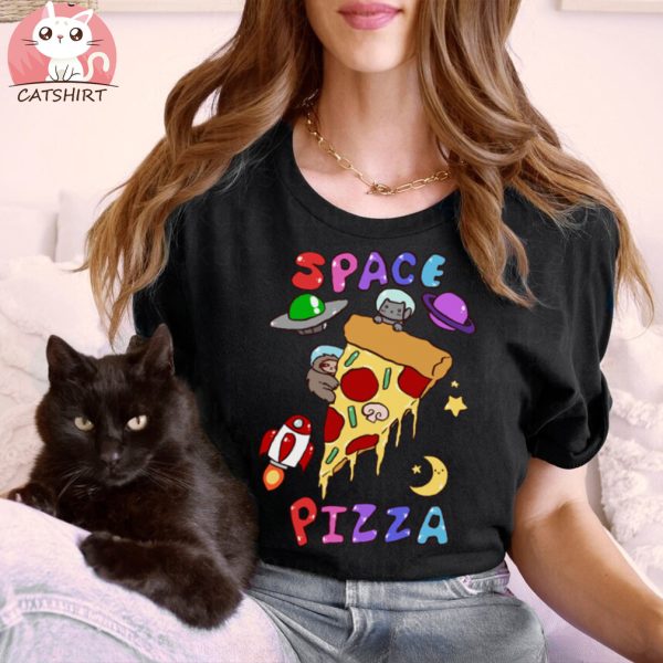 Space Pizza T Shirt