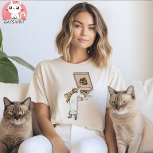 Stretchy Pizza Cat T Shirt