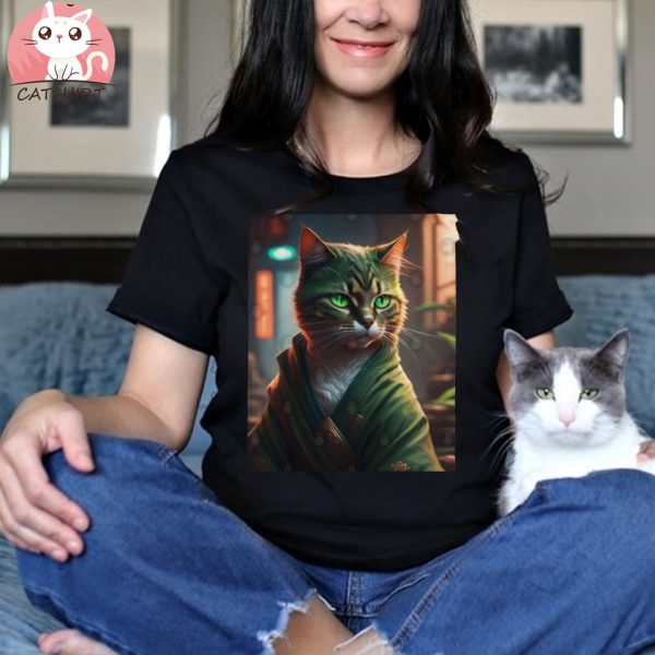 The Kitty with the Green Eyes T Shirt