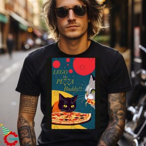 cat eating pizza Tee Shirt