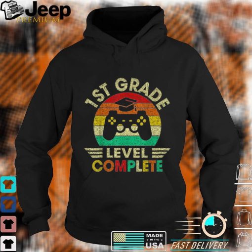 1St Grade Graduation Level Complete Video Games Boy Kids T Shirt, sweater