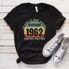 60 Year Old Vintage 1962 Limited Edition 60th Birthday T Shirt (1) tee