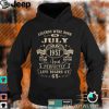 65th Birthday Gift For Legends Born July 1957 65 Years Old T Shirt, sweater