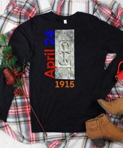 Armenian cross stone Genocide April 24 1915 Khat_chkars T Shirt tee