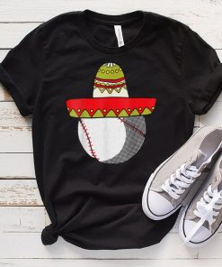 Baseball Cinco De Mayo Cool Sombrero Party Mexican Fiesta T Shirt tee