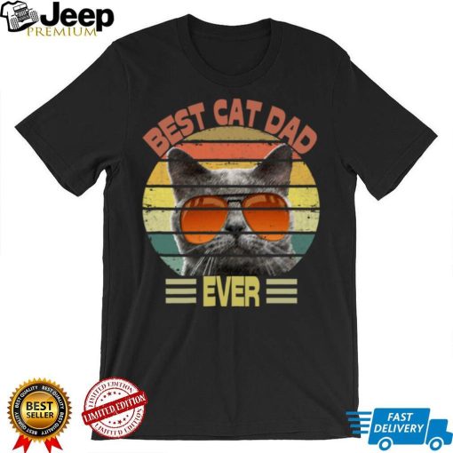 Best Cat Dad Ever Long Sleeve T Shirt tee