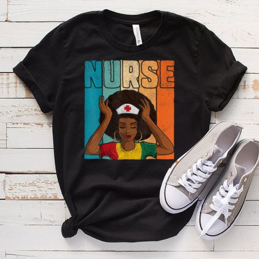 Black History Month T Shirts Women, Black Juneteenth Nurse T Shirt tee