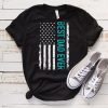 Father’s day Best dad ever with US american flag T Shirt tee