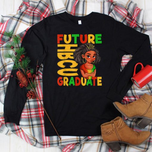 Future HBCU Grad History Black College Girl Youth Melanin T Shirt tee