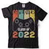 Game Over Class of 2022 Video Games Vintage Graduation Gamer T Shirt