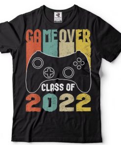 Game Over Class of 2022 Video Games Vintage Graduation Gamer T Shirt (2)