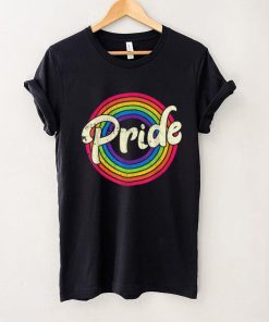Gay Pride Vintage LGBT Rainbow Flag Lesbian Bisexual Trans T Shirt tee