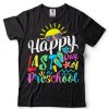 Happy Last Day Of School   Unicorn Dabbing Teacher Student T Shirt tee