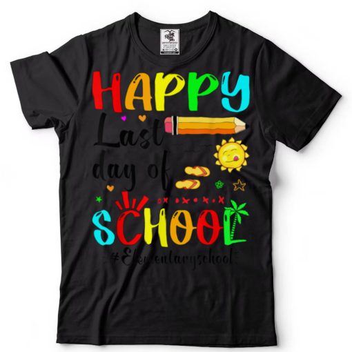 Happy Last Day Of School Hello Summer Graduation Teacher T Shirt tee