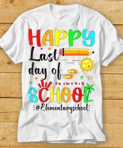 Happy Last Day Of School Hello Summer Graduation Teacher T Shirt tee