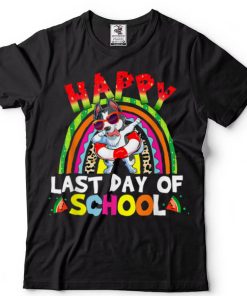 Happy Last Day Of School Husky Dabbing Summer Graduation T Shirt