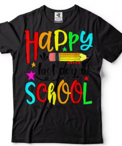Happy Last Day Of School Shirt Hello Summer Teacher Student T Shirt tee