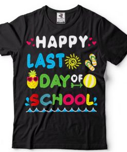 Happy Last Day Of School Shirt Hello Summer Teacher Student T Shirt3 tee