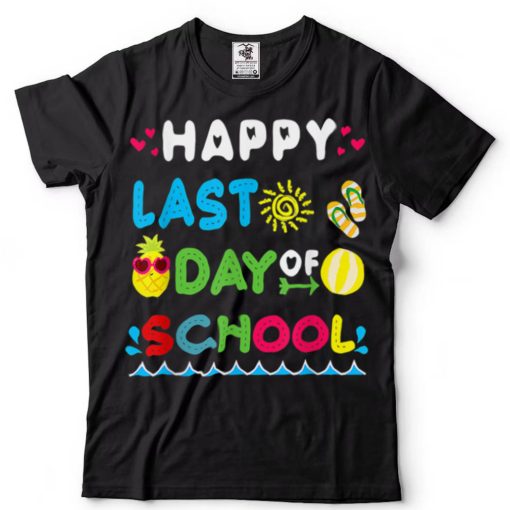 Happy Last Day Of School Shirt Hello Summer Teacher Student T Shirt3 tee