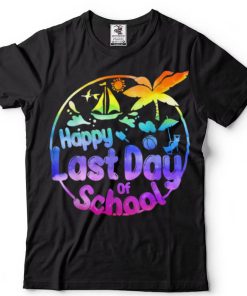 Happy Last Day Of School Student Teacher Tie Dye Summer 2022 T Shirt
