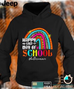 Happy Last Day Of School Teacher Student Graduation Rainbow Shirts, sweater