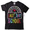 Happy Last Day of School Teacher Student Graduation Rainbow T Shirt (2)