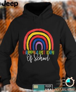 Happy Last Day Of School Teacher Student Graduation Rainbow T Shirt2, sweater