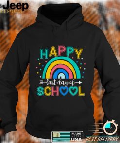 Happy Last Day Of School Teacher Student Graduation Rainbow T Shirt3, sweater