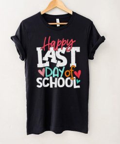 Happy Last Day Of School Teacher Student Graduation Vintage T Shirt tee