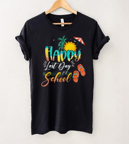 Happy Last Day Of School Teacher Student Summer Graduation T Shirt tee