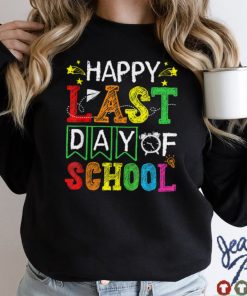 Happy Last Day of School T Shirt Students and Teachers Gift T Shirt2 tee