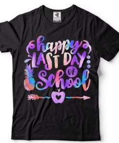 Happy Last Day of School Teacher Student Tie Dye Graduation TShirt tee