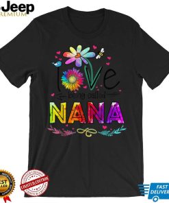 I Love Being Called Nana Daisy Flower Mothers Da T Shirt tee