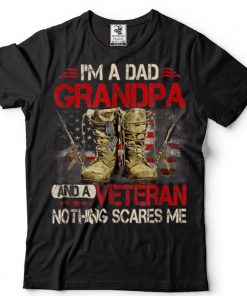 I’m A Dad Grandpa And A Veteran American Flag Gists For Dad T Shirt sweater shirt