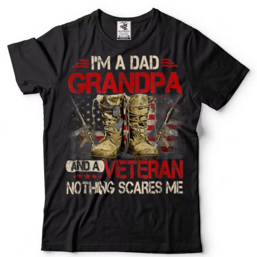I’m A Dad Grandpa And A Veteran American Flag Gists For Dad T Shirt sweater shirt